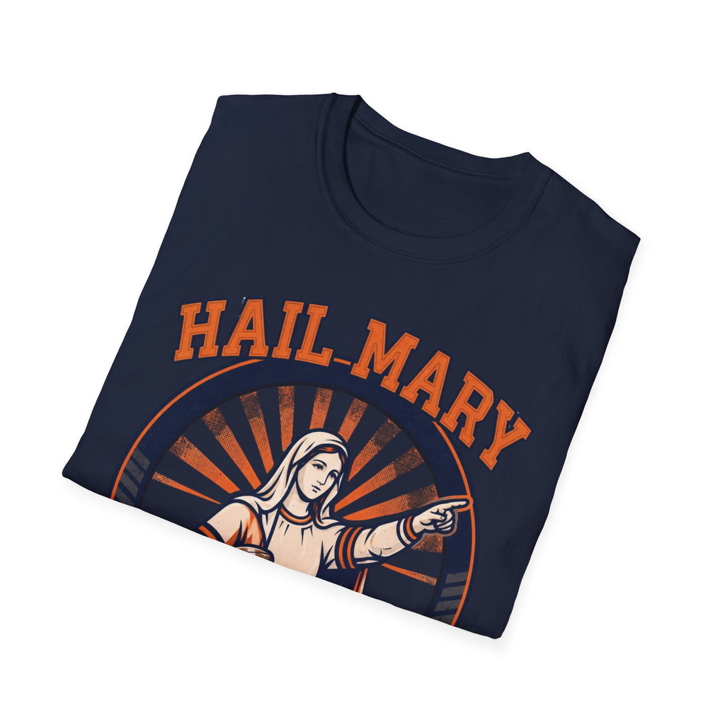 Hail Mary T-Shirt - Blue & Orange