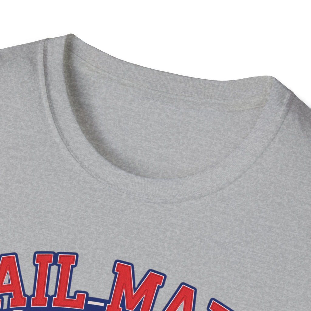 Hail Mary T-Shirt - Blue & Red