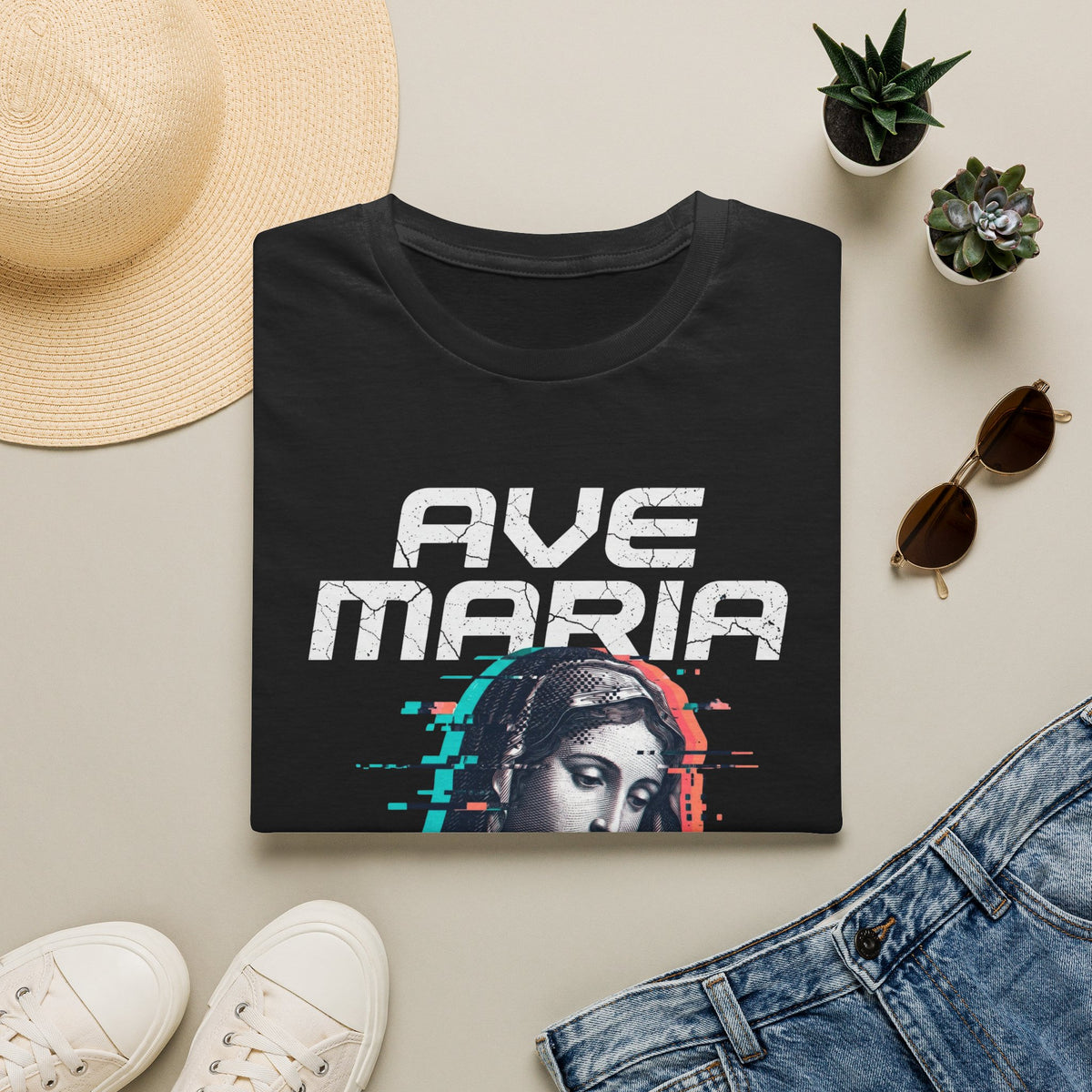 Ave Maria Glitch 2 T-Shirt