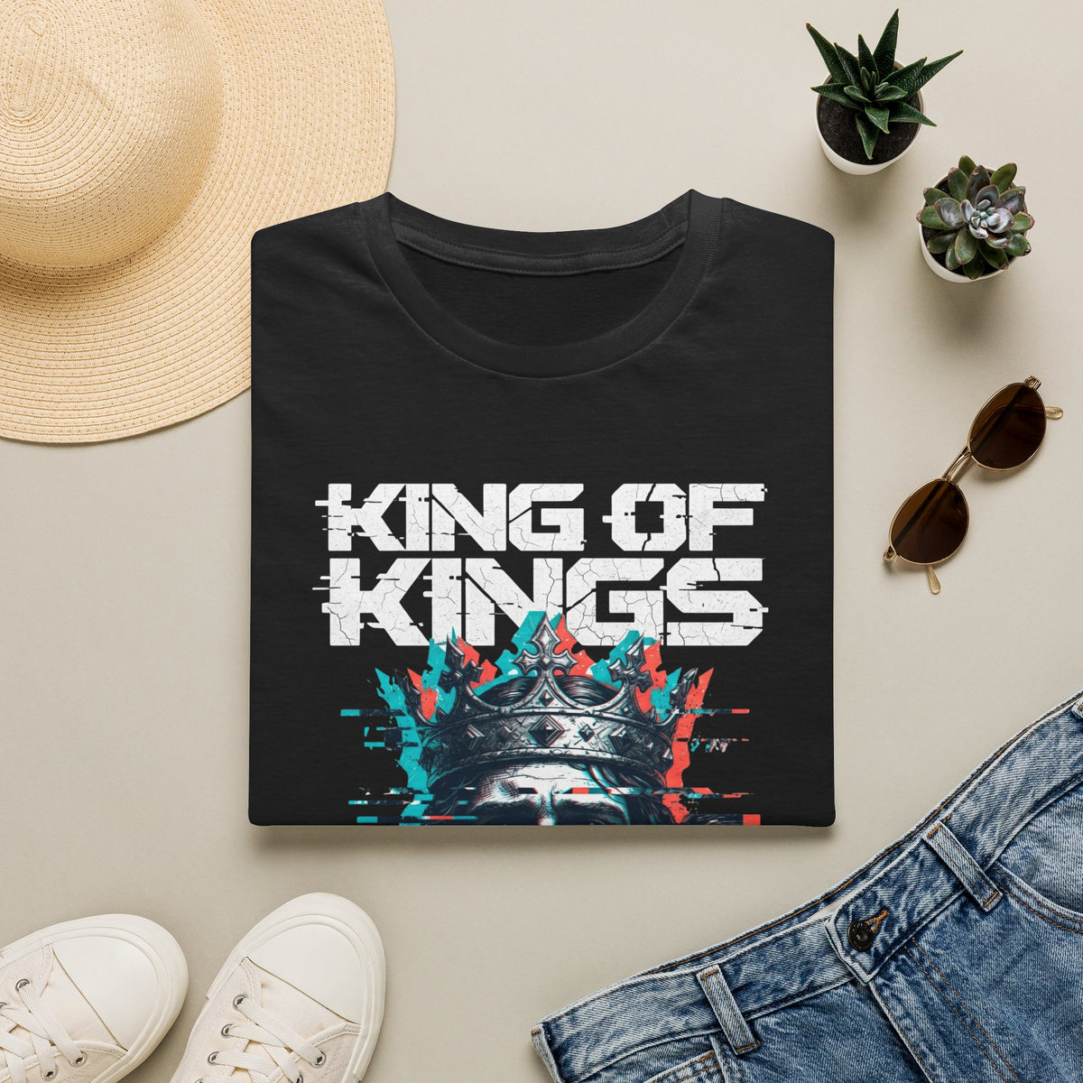 King of Kings Glitch T-Shirt