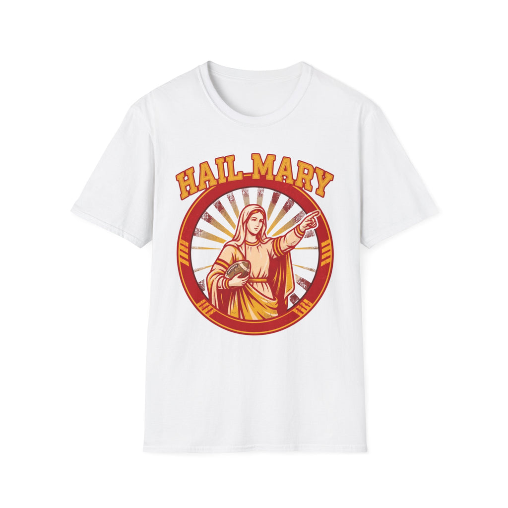 Hail Mary T-Shirt - Red & Gold