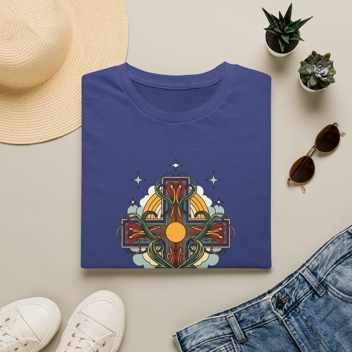Celtic Sun Cross T-Shirt