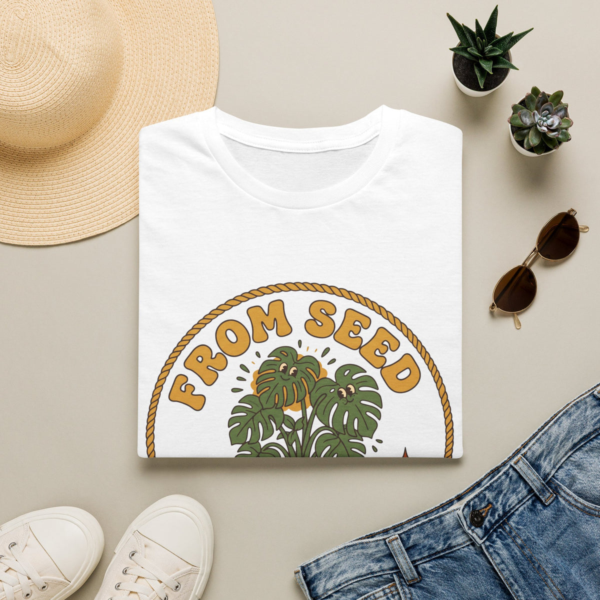 From Seed to Beleaf Graphic T-Shirt