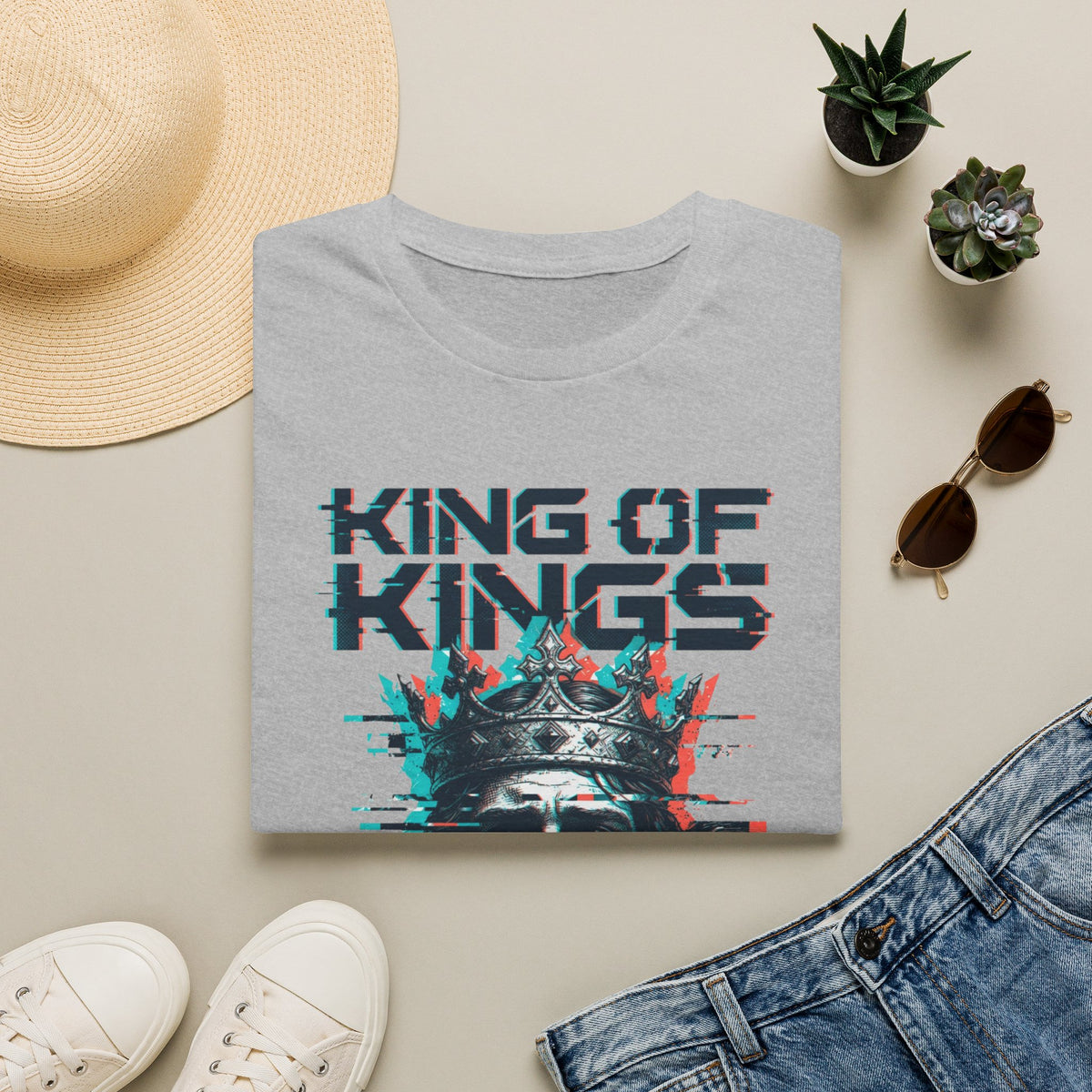 King of Kings Glitch T-Shirt