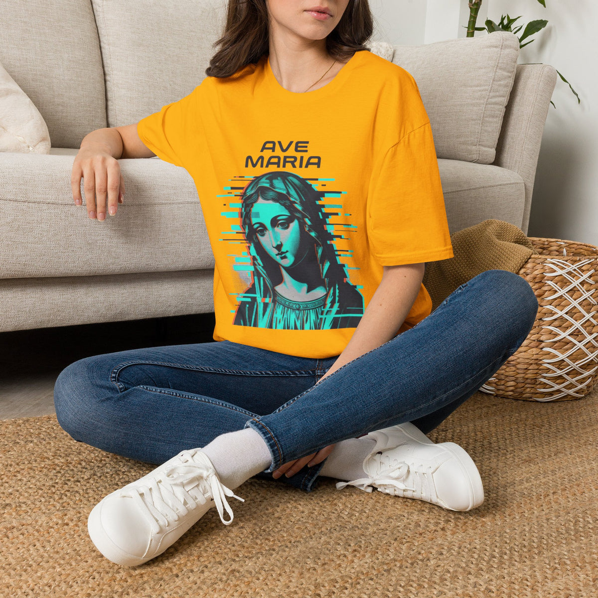 Retro Glitch Madonna T-Shirt