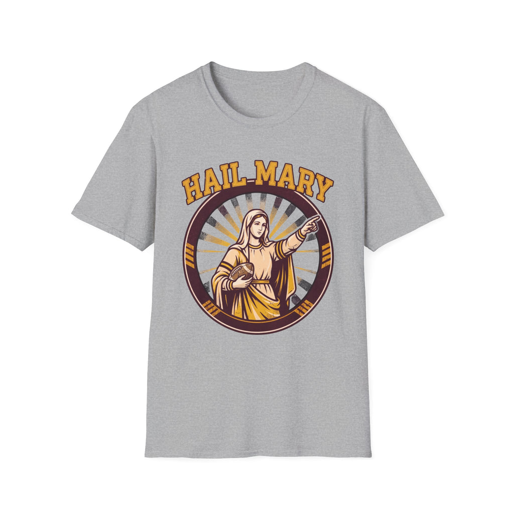 Hail Mary T-Shirt - Gold & Brown