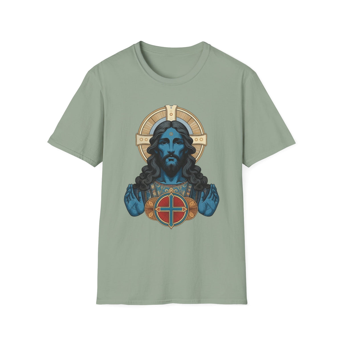 Blue Christ T-Shirt