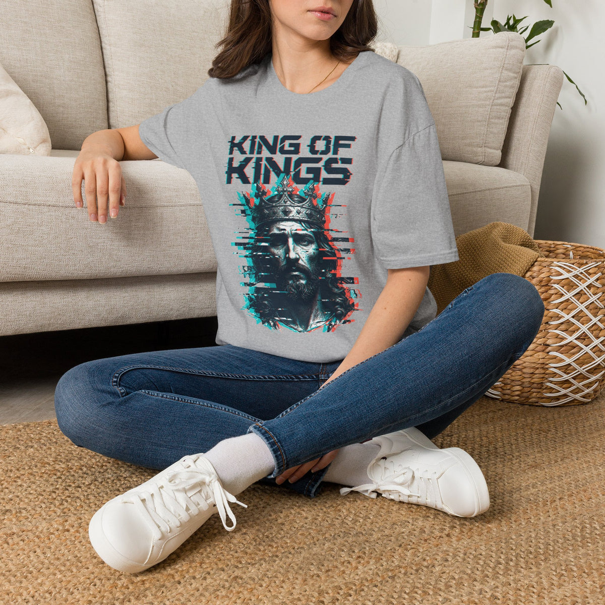 King of Kings Glitch T-Shirt