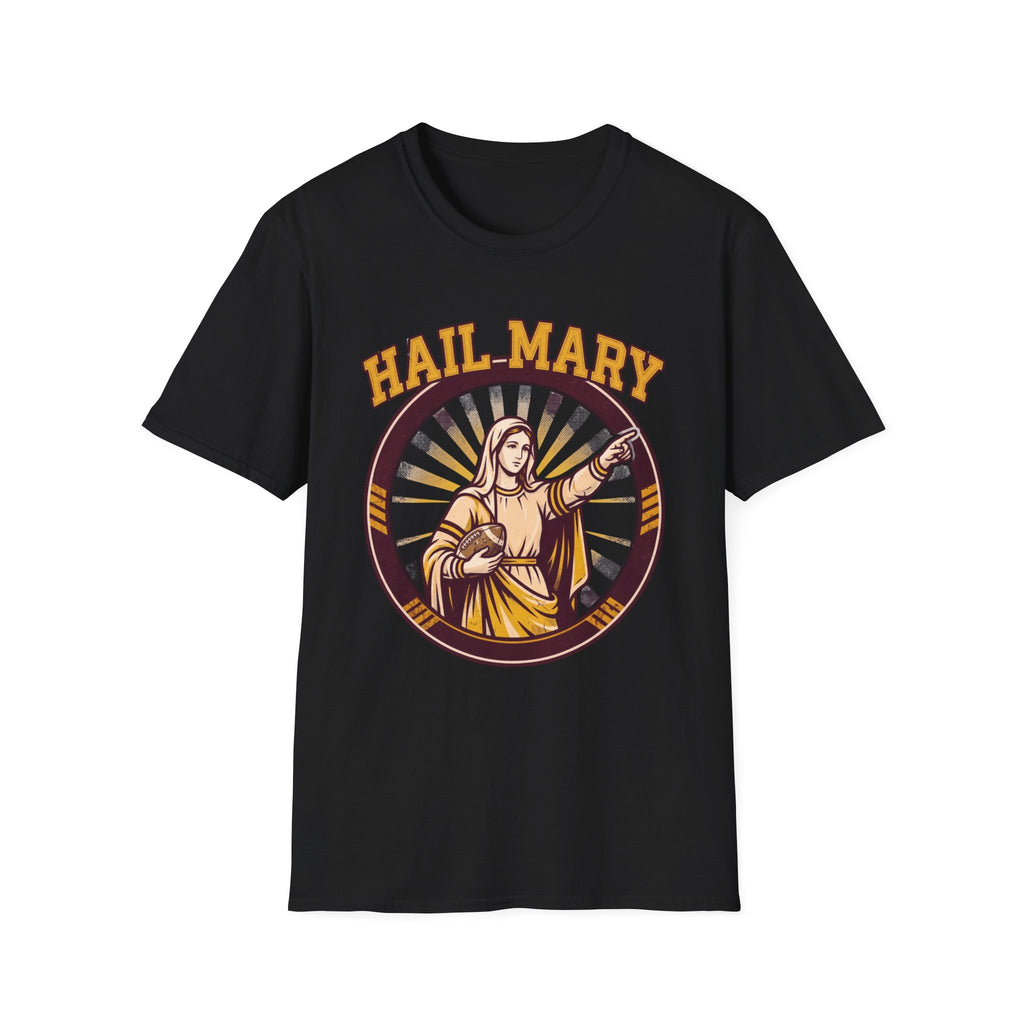 Hail Mary T-Shirt - Gold & Brown