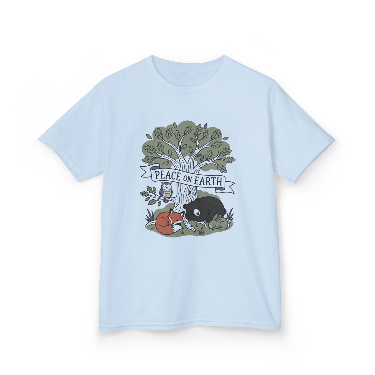 Peace On Earth Animals Kids T-Shirt