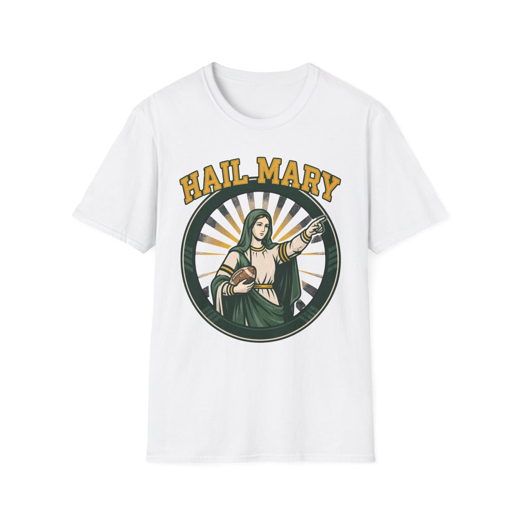 Hail Mary T-Shirt - Gold & Green