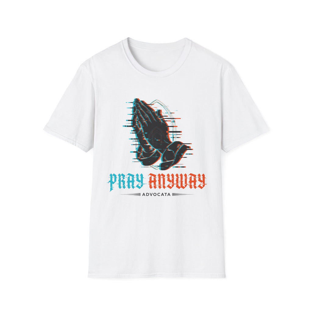 Pray Anyway Glitch T-Shirt