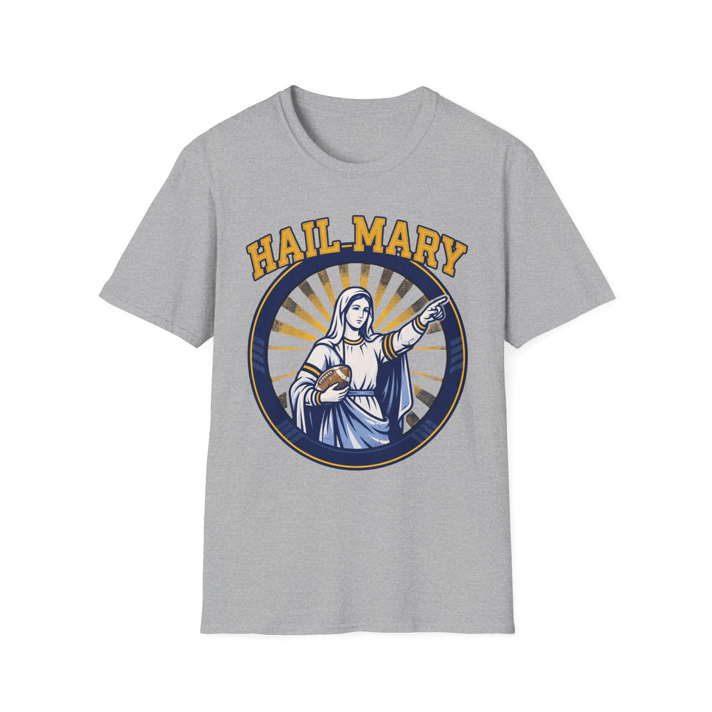 Hail Mary T-Shirt - Blue & Yellow