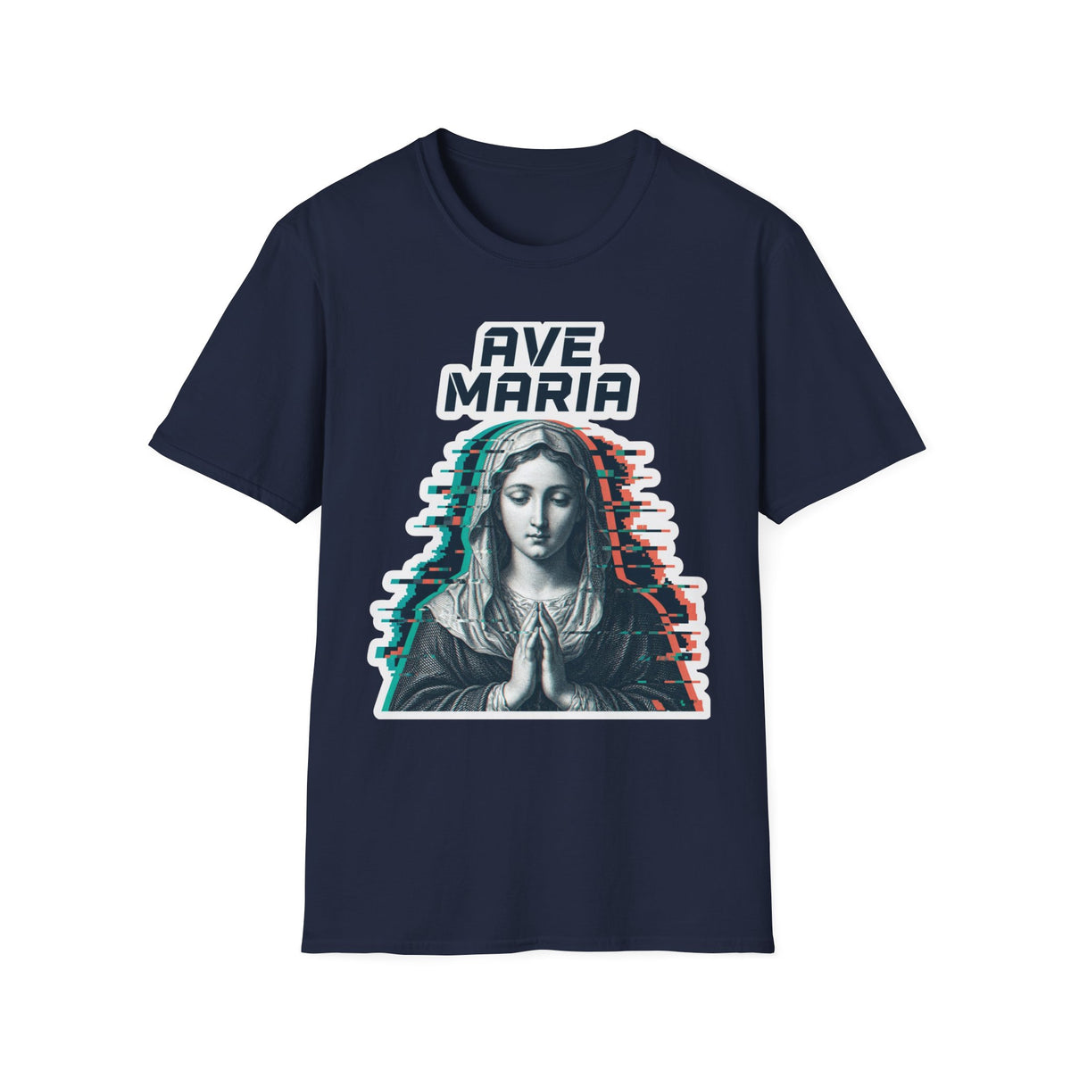 Ave Maria Glitch T-Shirt