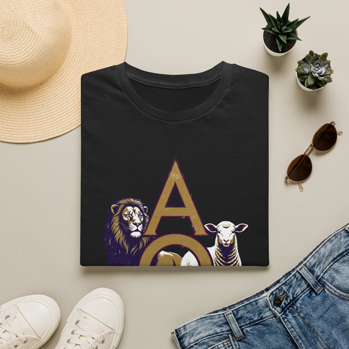Alpha Omega Christian T‑Shirt
