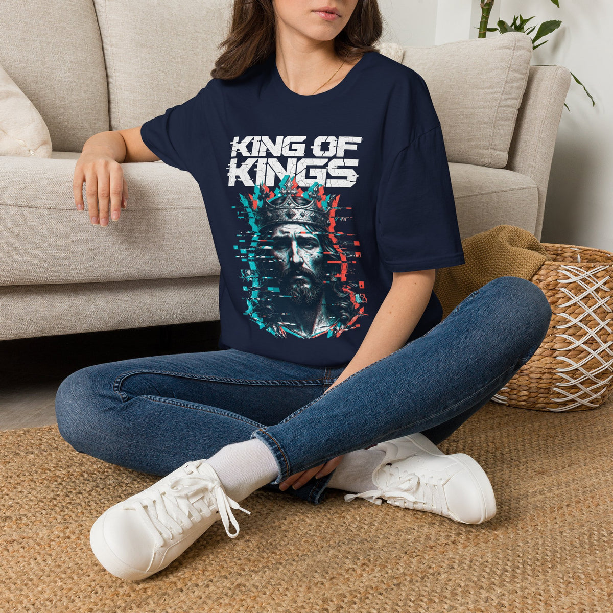 King of Kings Glitch T-Shirt