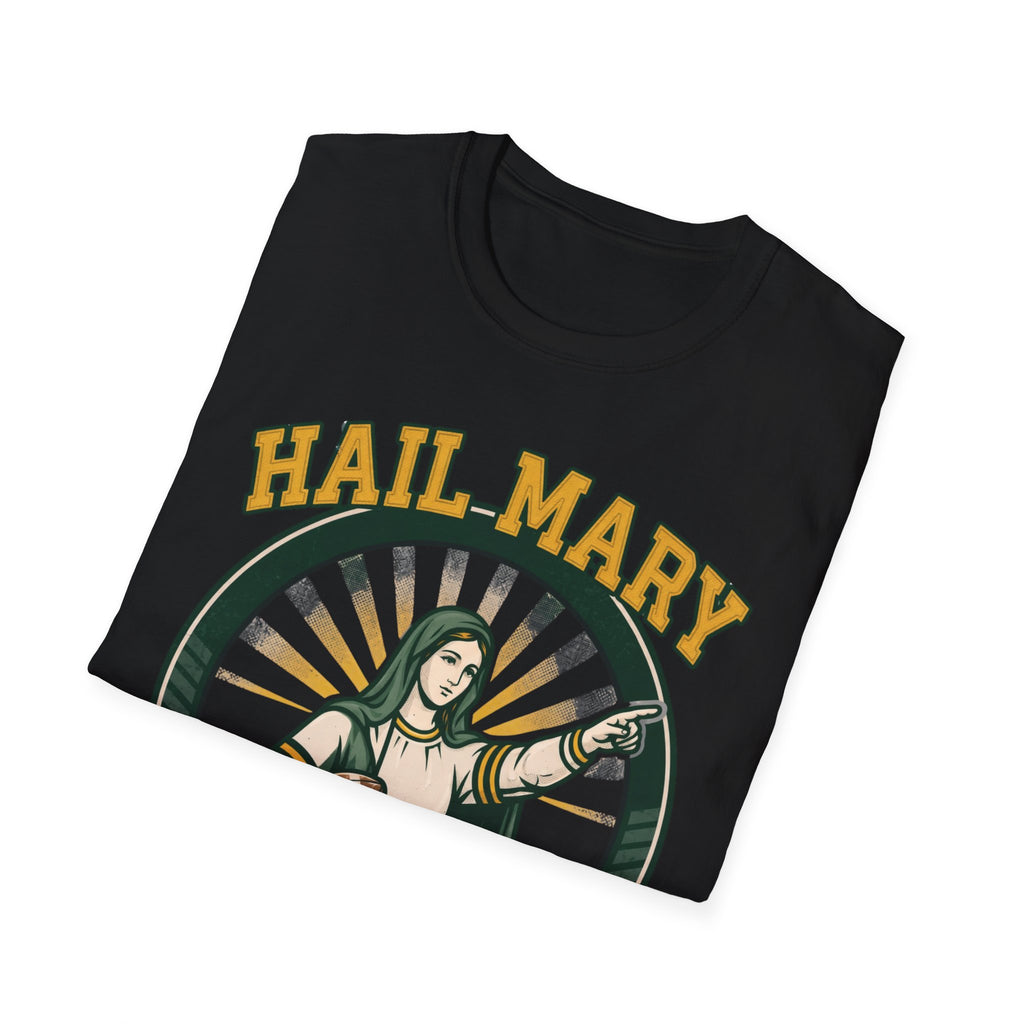 Hail Mary T-Shirt - Gold & Green