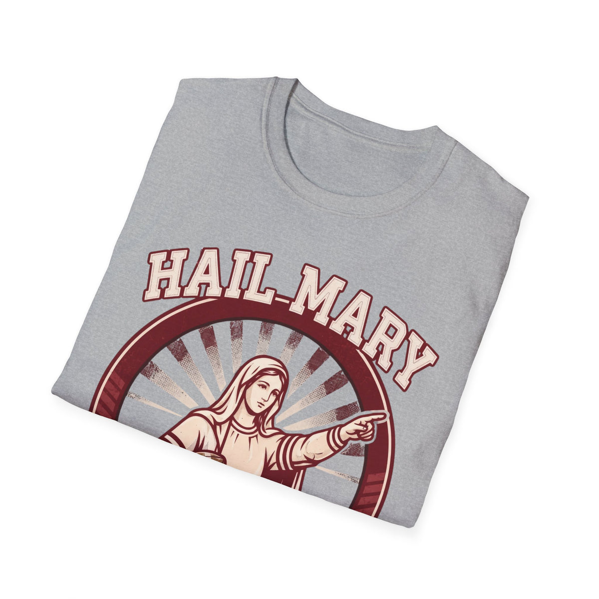 Hail Mary T-Shirt - Red & White