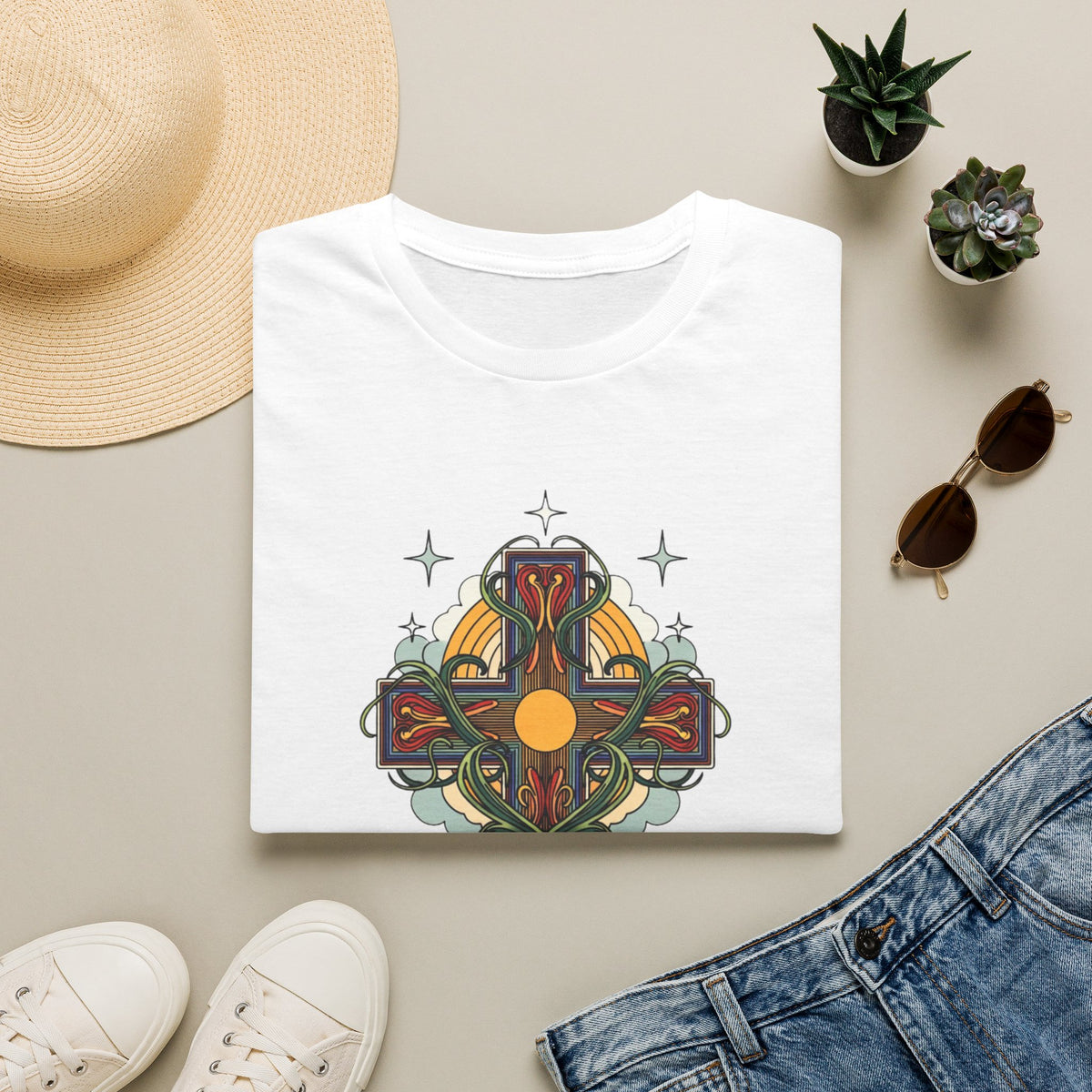 Celtic Sun Cross T-Shirt