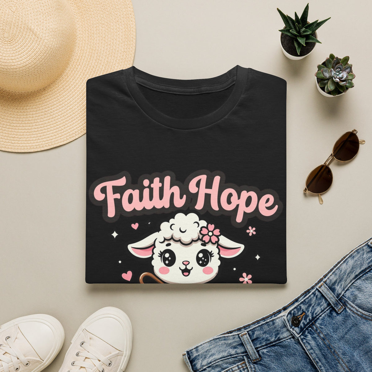 Faith, Hope & Love Lamb T-Shirt