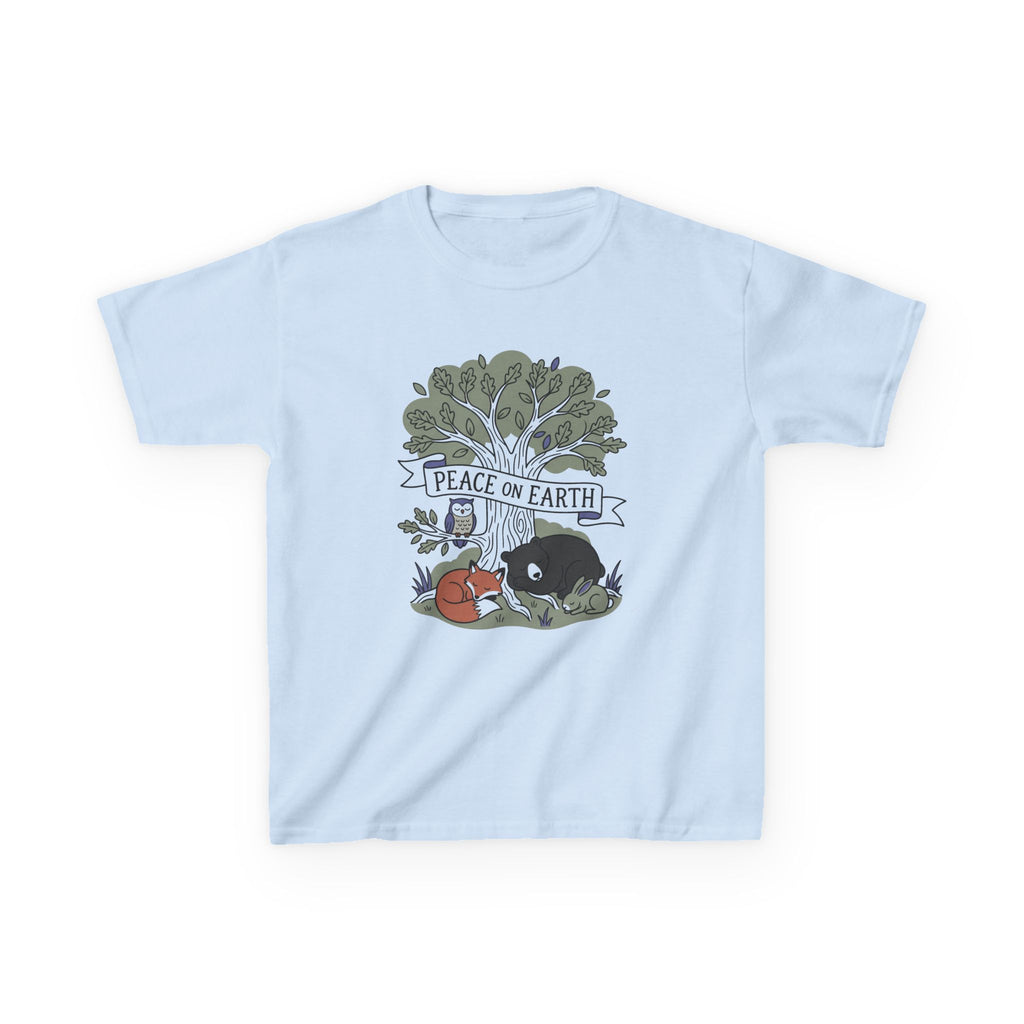 Peace On Earth Animals Kids T-Shirt