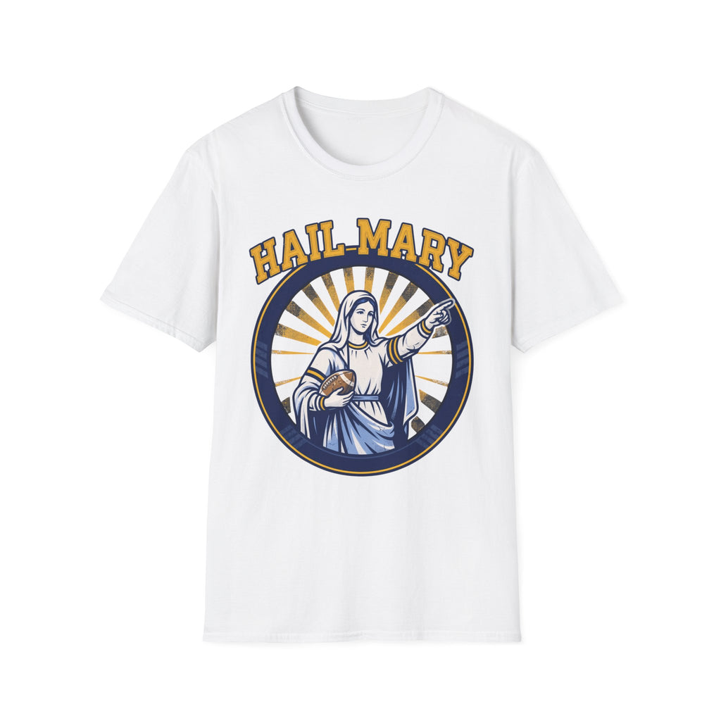 Hail Mary T-Shirt - Blue & Yellow