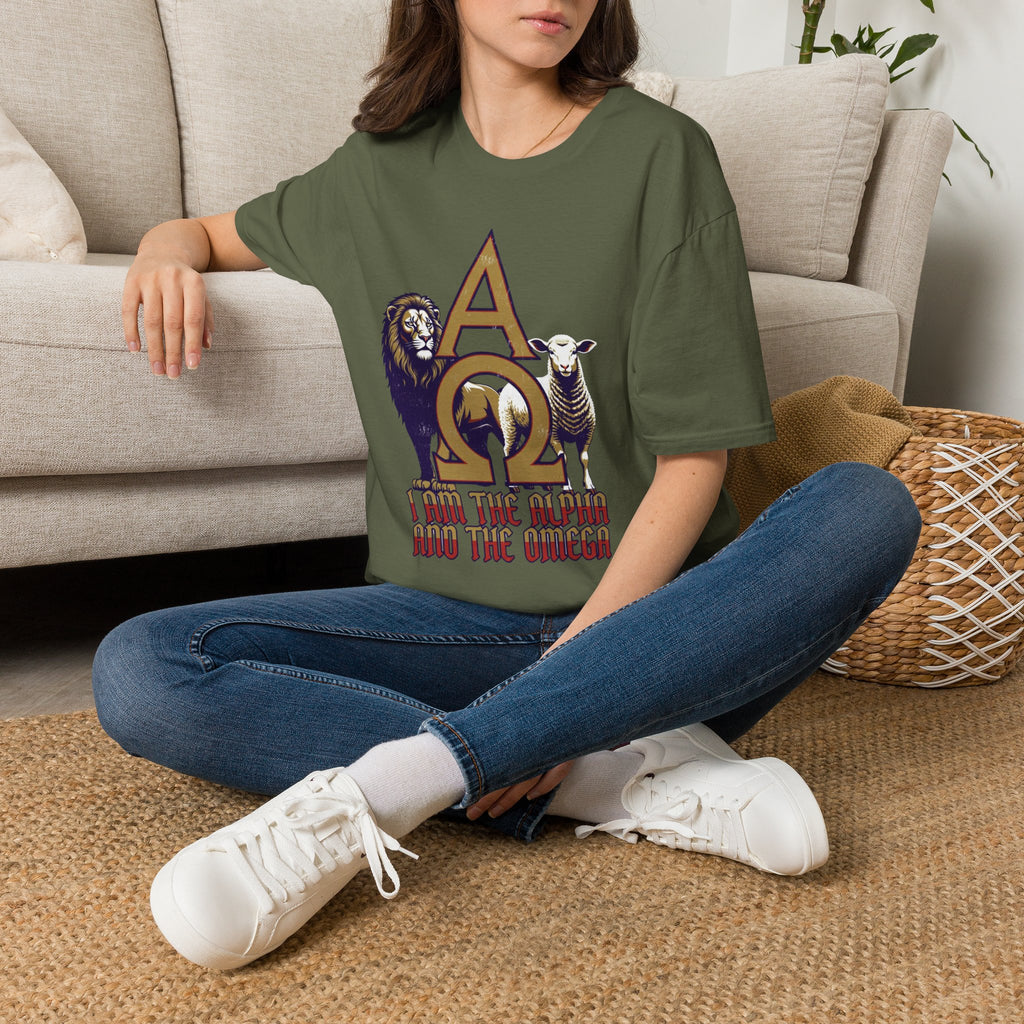 Alpha Omega Christian T‑Shirt