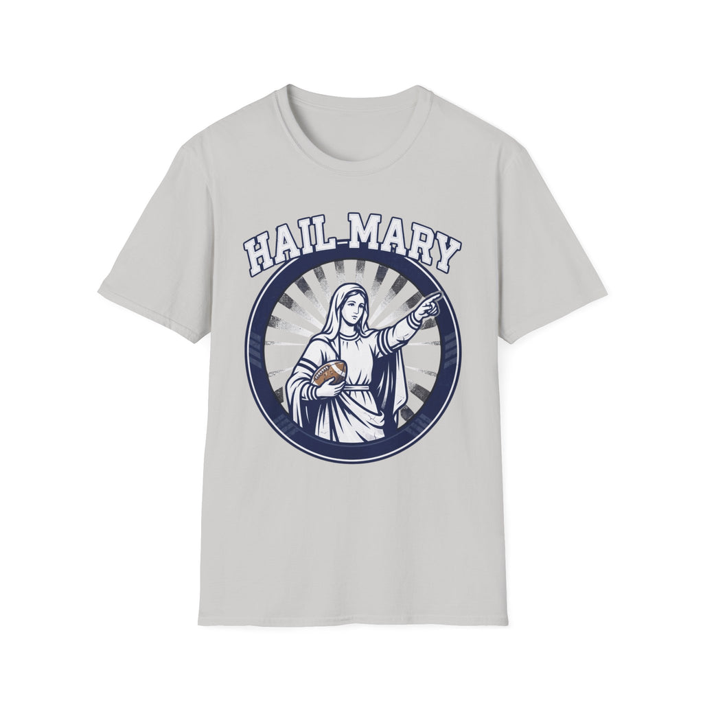 Haily Mary T-Shirt - Blue & White