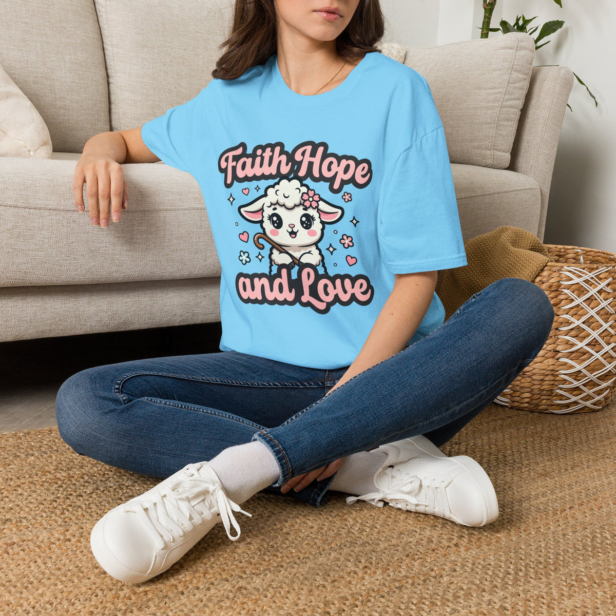 Faith, Hope & Love Lamb T-Shirt
