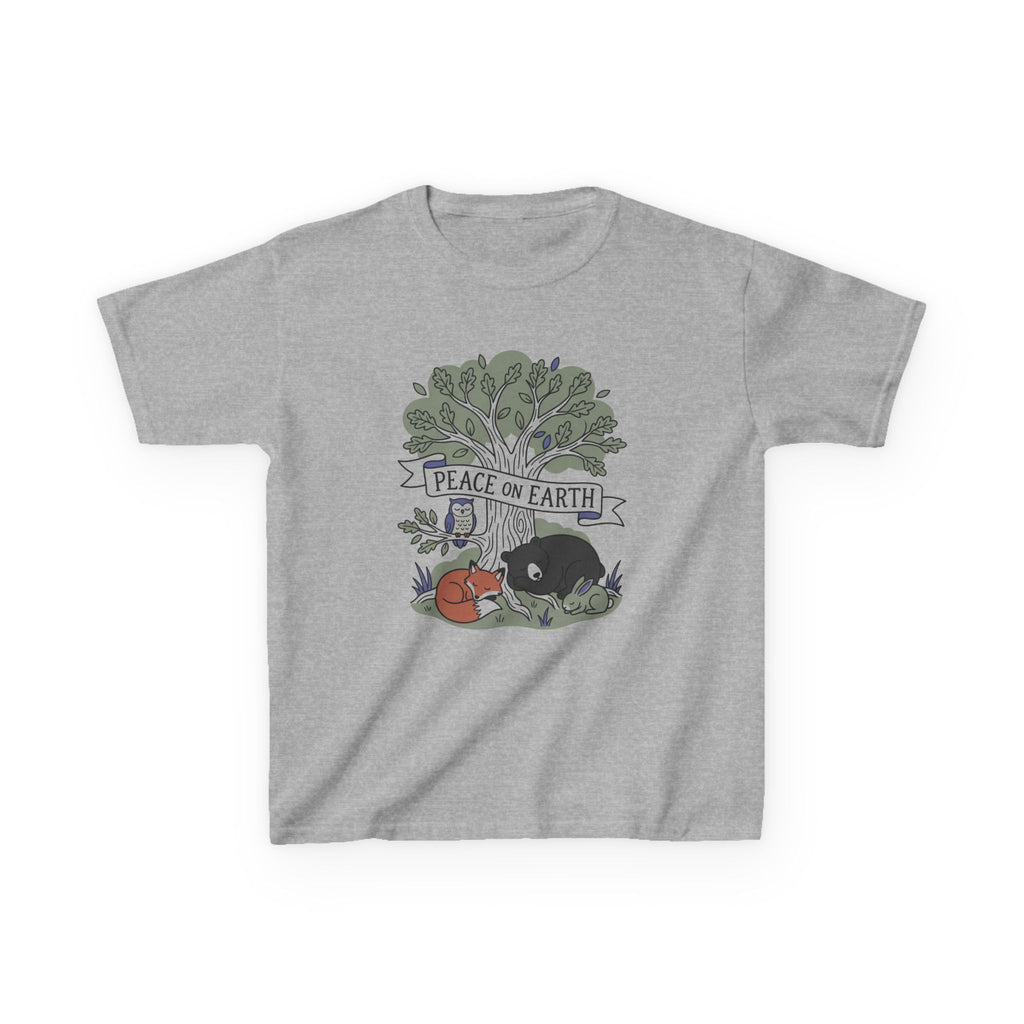 Peace On Earth Animals Kids T-Shirt