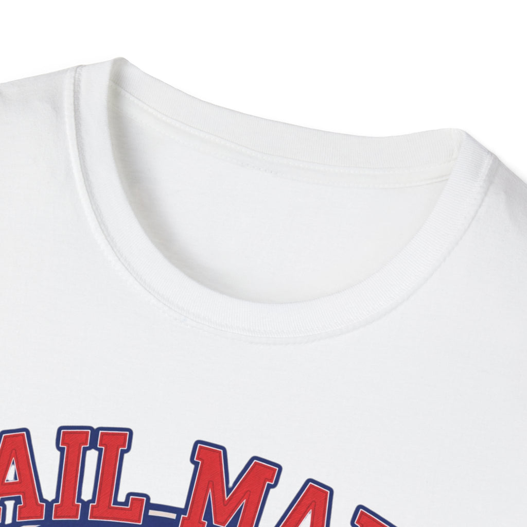 Hail Mary T-Shirt - Blue & Red