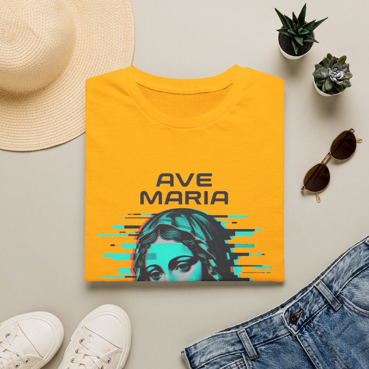 Retro Glitch Madonna T-Shirt