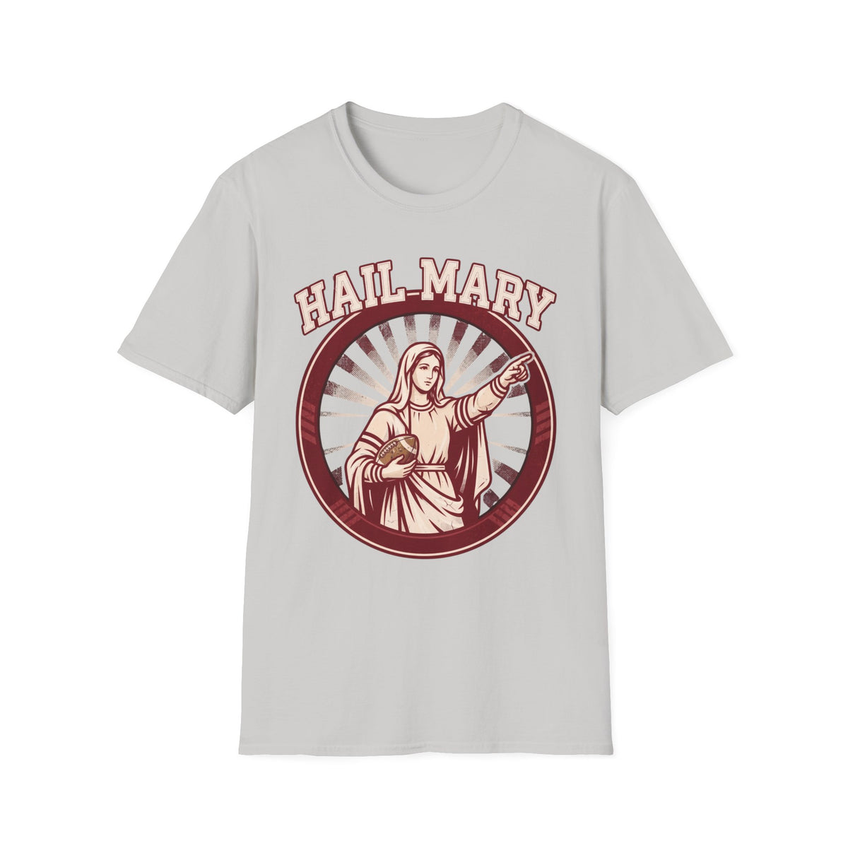 Hail Mary T-Shirt - Red & White