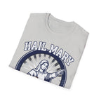Haily Mary T-Shirt - Blue & White
