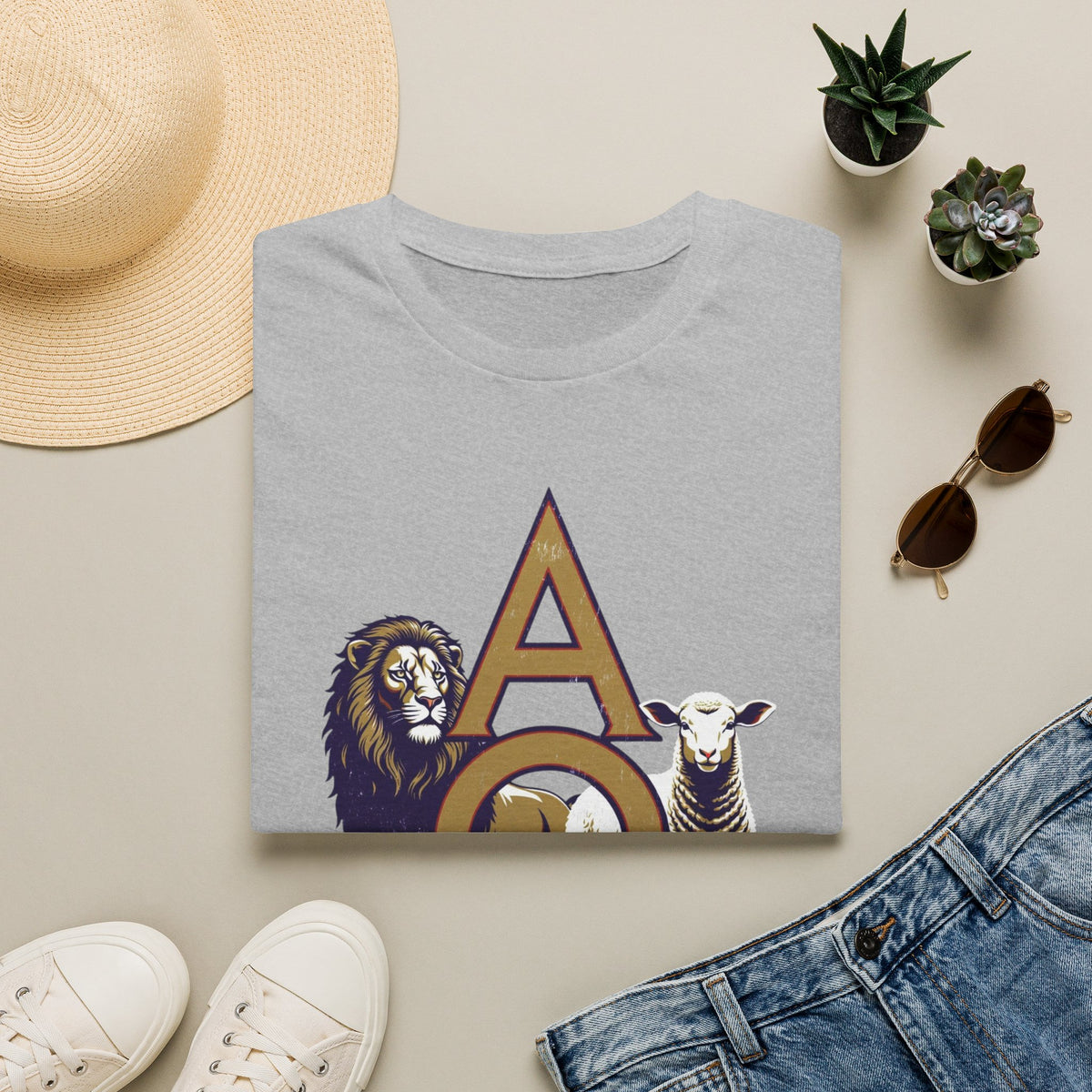 Alpha Omega Christian T‑Shirt