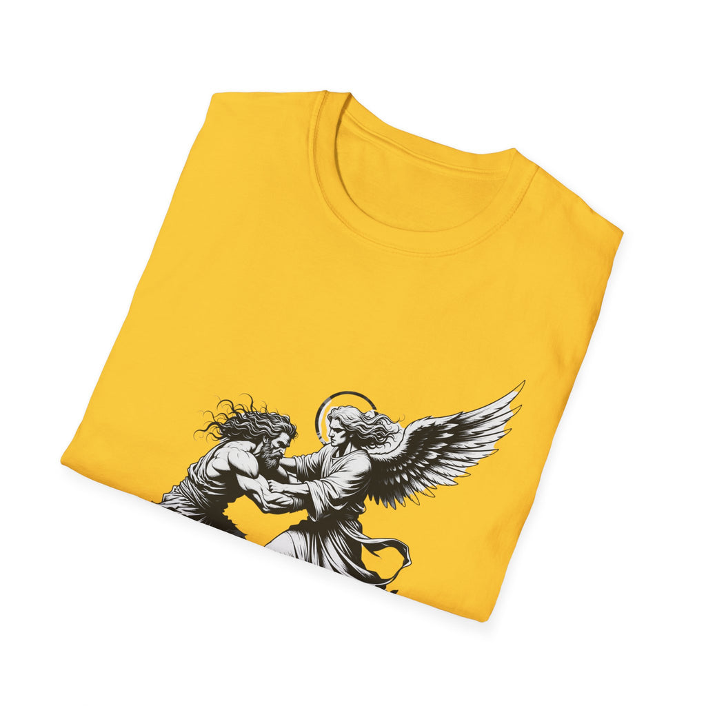 Biblical Jacob Wrestling Angel T-Shirt