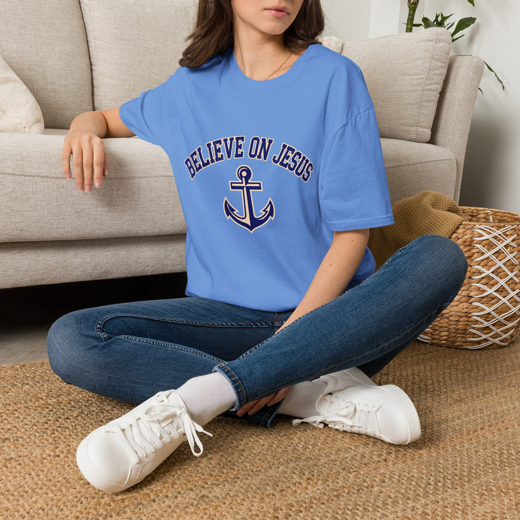 Believe on Jesus Anchor T-Shirt