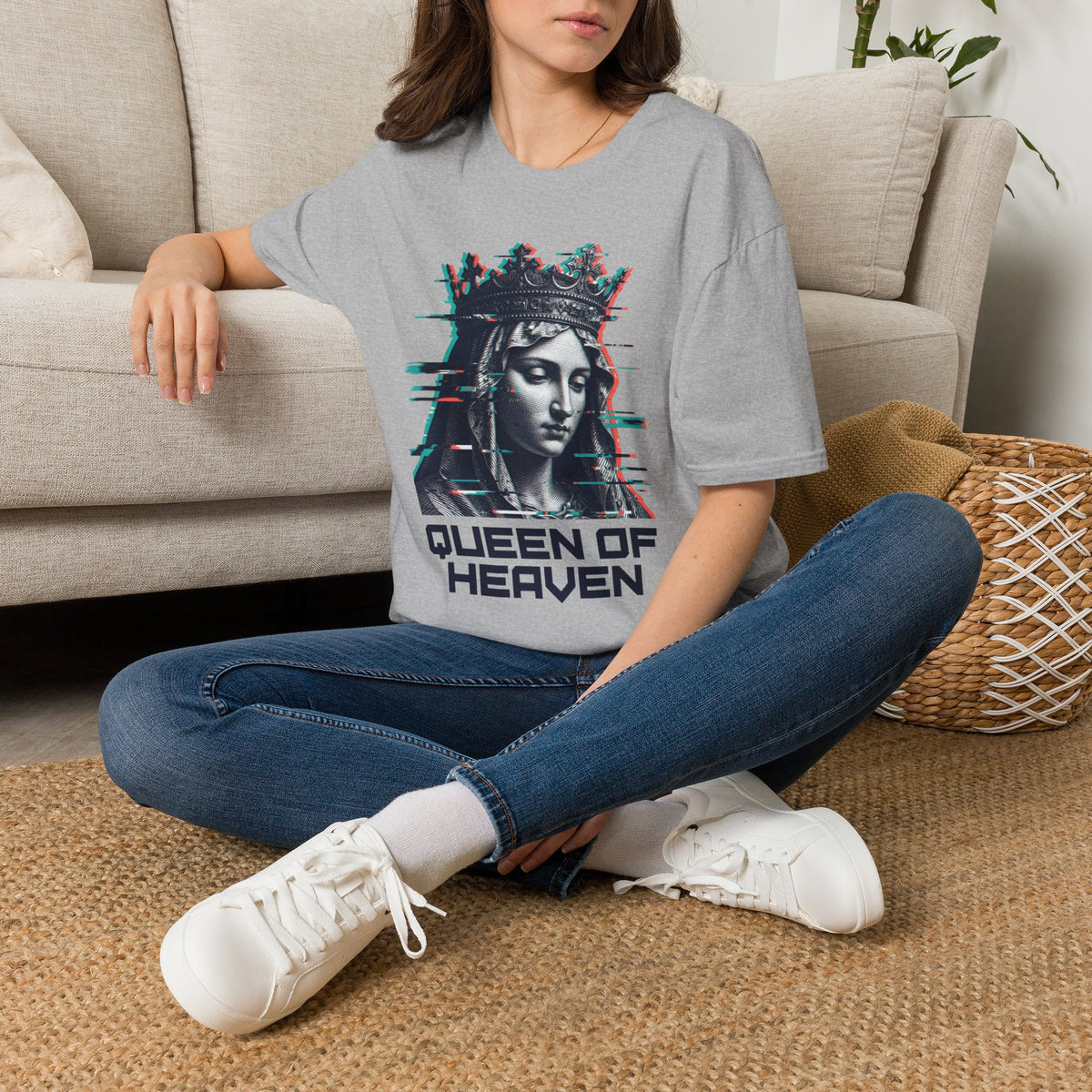 Vintage Glitch Marian Graphic T-Shirt