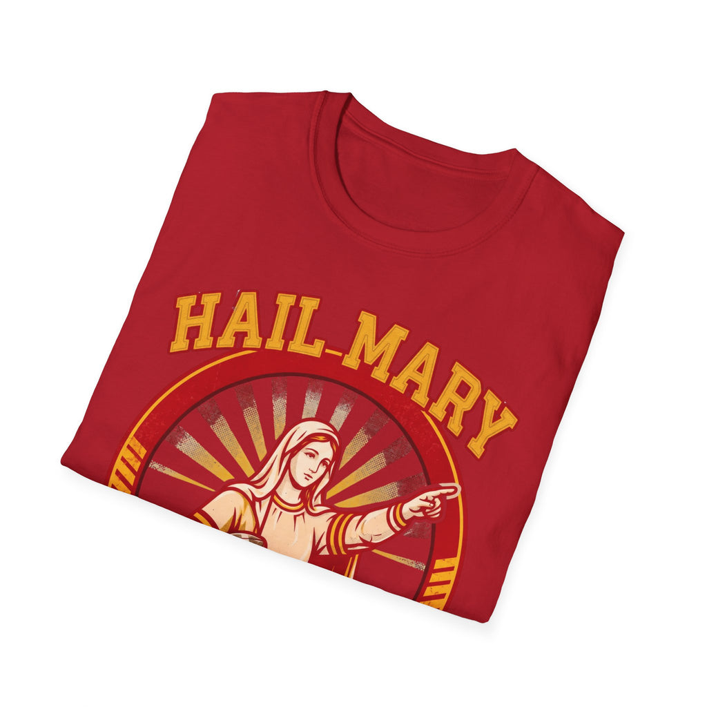 Hail Mary T-Shirt - Red & Gold