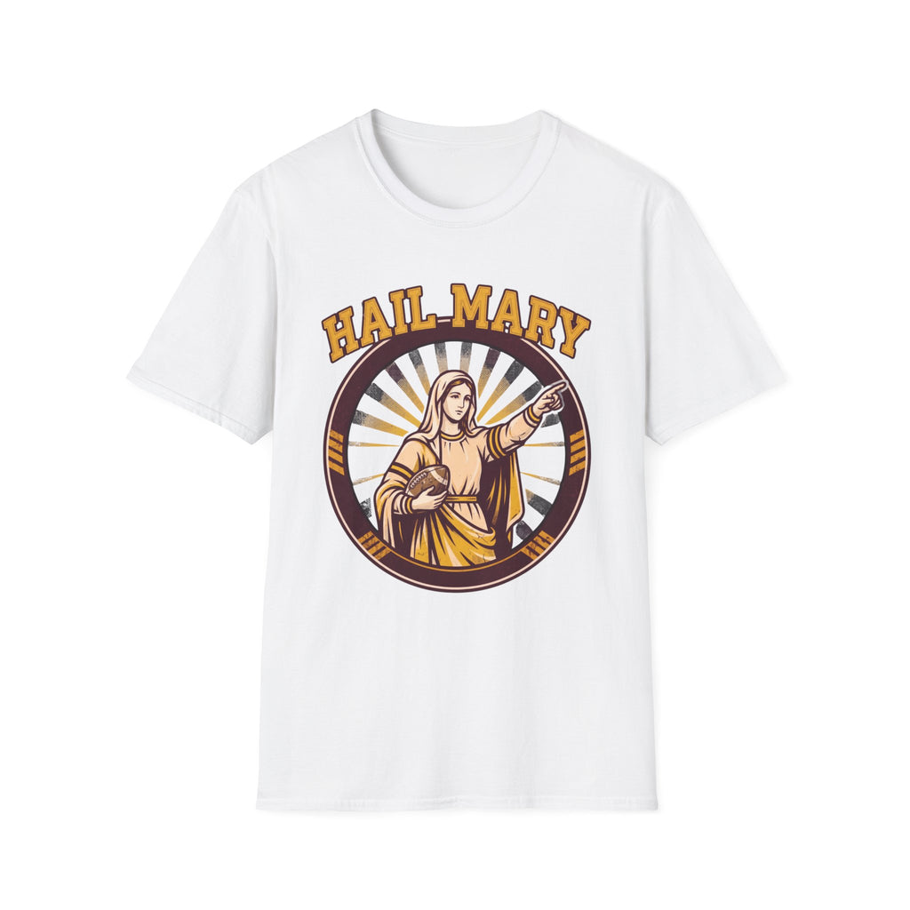 Hail Mary T-Shirt - Gold & Brown