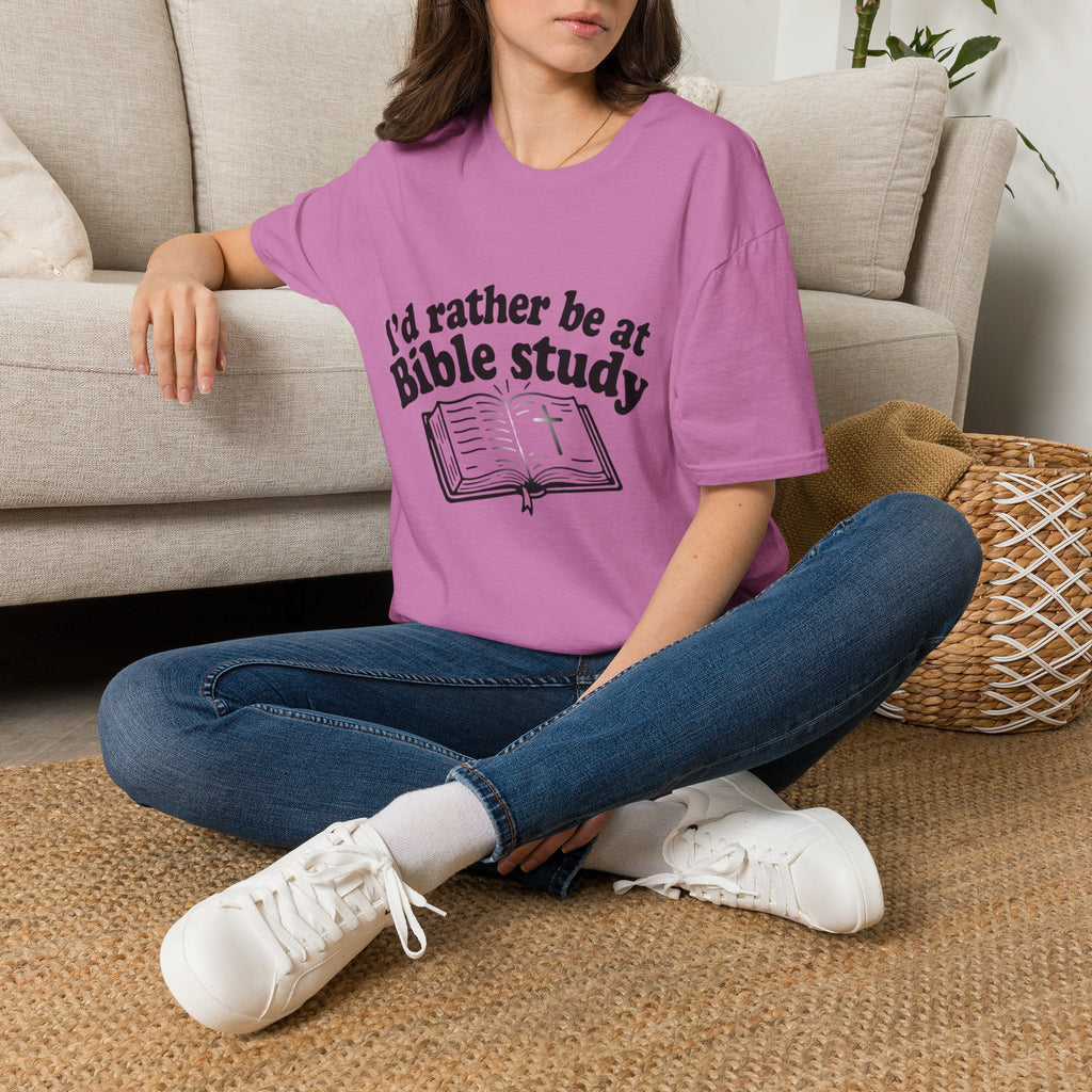 I'd Rather Be At Bible Study T-Shirt