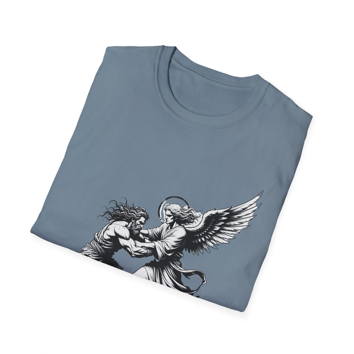 Biblical Jacob Wrestling Angel T-Shirt