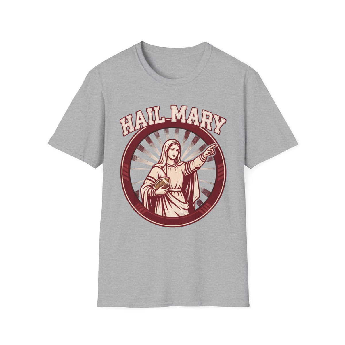 Hail Mary T-Shirt - Red & White