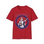 Hail Mary T-Shirt - Blue & Red