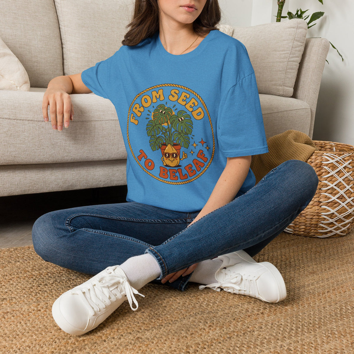 From Seed to Beleaf Graphic T-Shirt