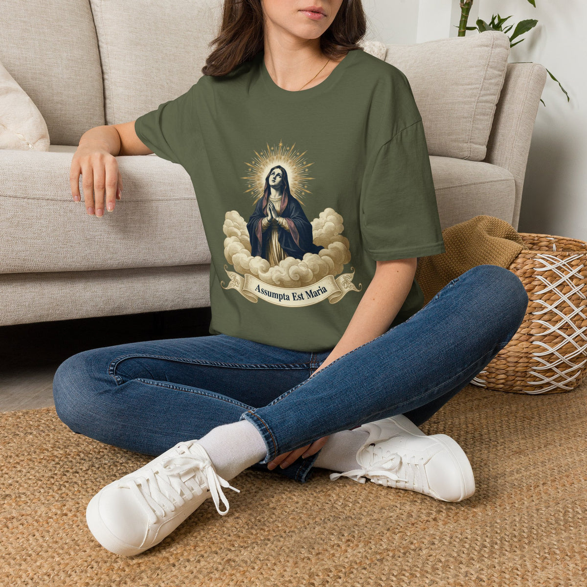 Virgin Mary Graphic T-Shirt
