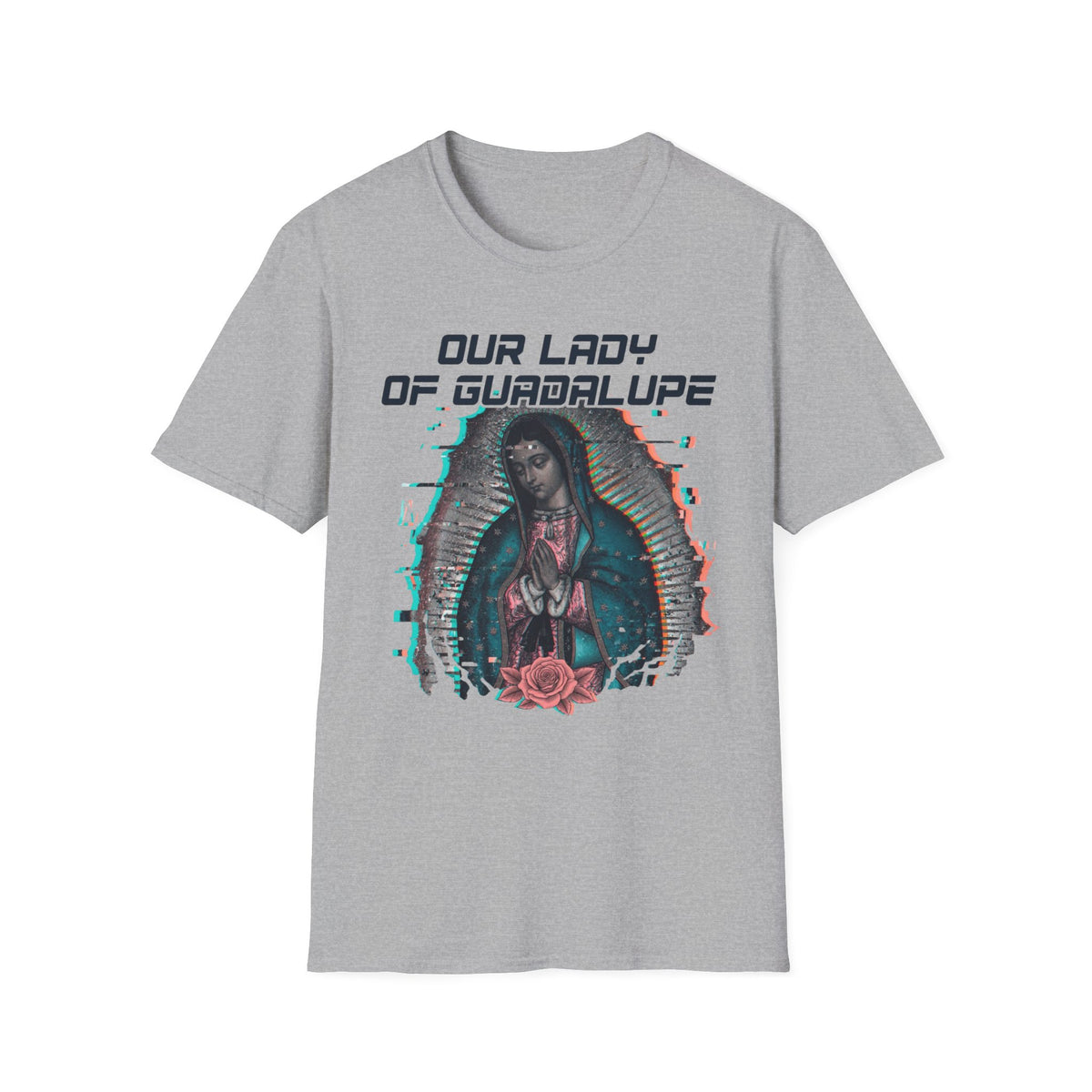 Our Lady of Guadalupe Glitch T-Shirt