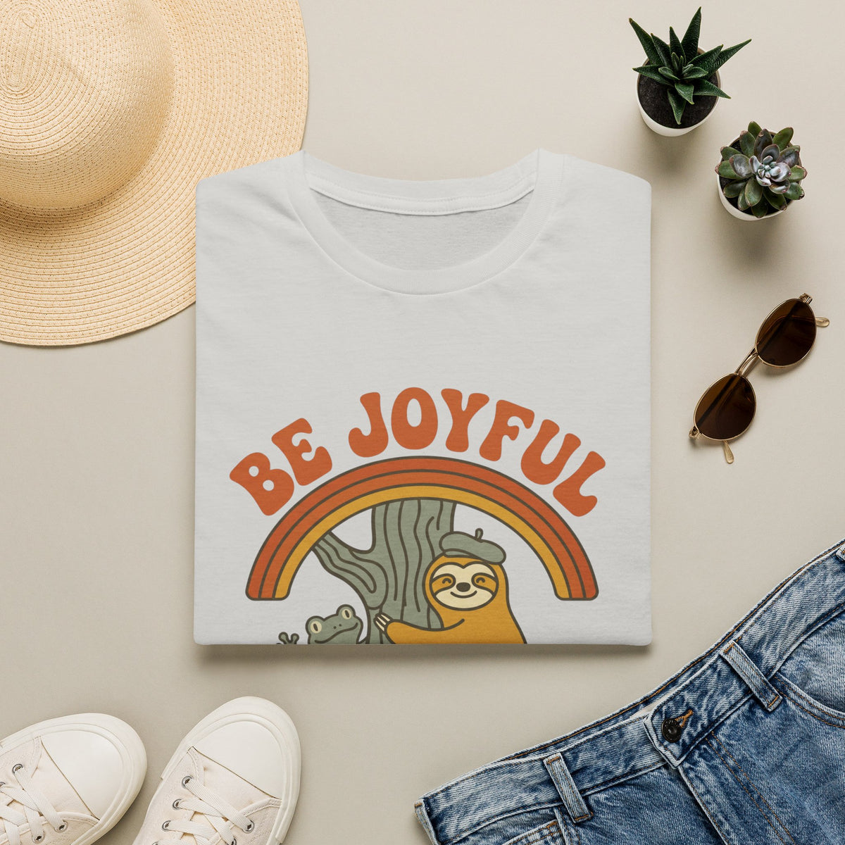 Be Joyful Sloth T-Shirt