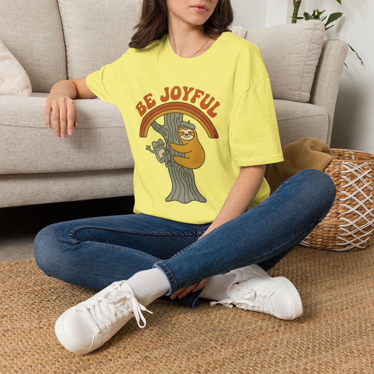 Be Joyful Sloth T-Shirt