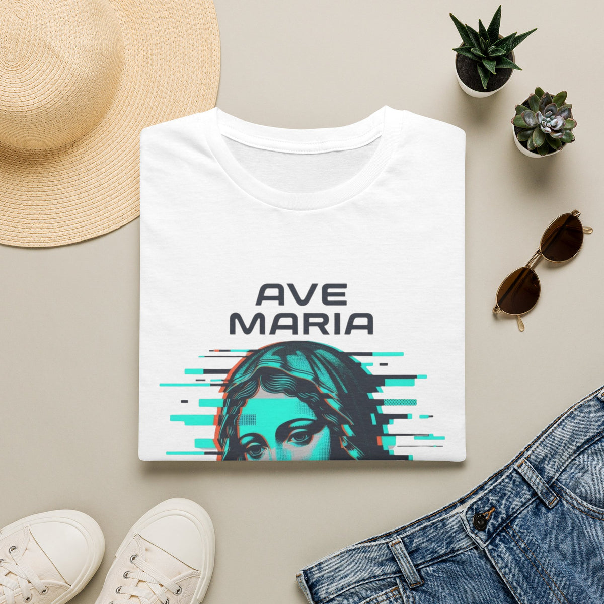 Retro Glitch Madonna T-Shirt